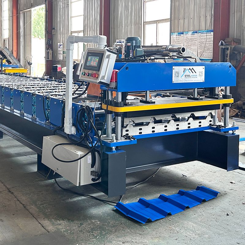 India Popular Premium Full Full Automatic 1000 Trapezoidal Roll Máquina de formación de láminas de techo