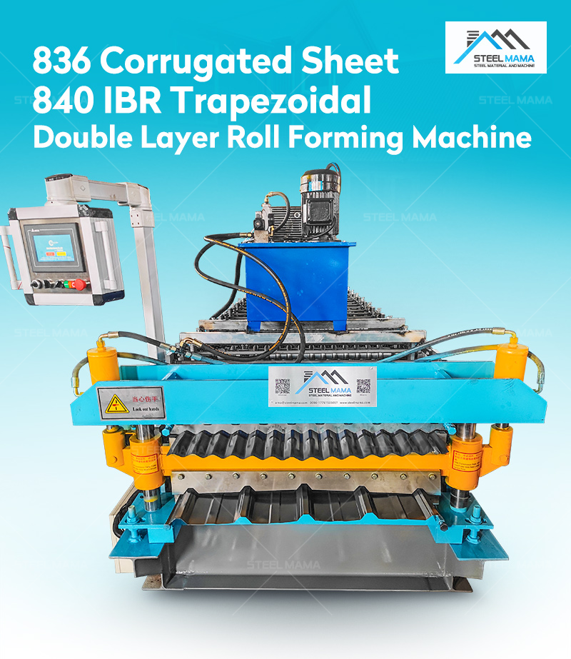m&aacute;quina para techos de acero corrugado