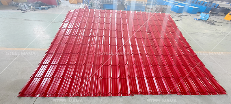 m&aacute;quina de techo de tejas escalonadas