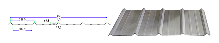 M&aacute;quina para techos IBR