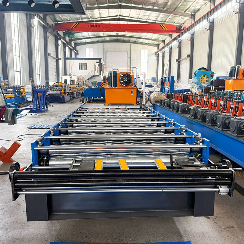 Etiopía Popular automático completo 1035 Máquina de formación de láminas de techo de baldosas