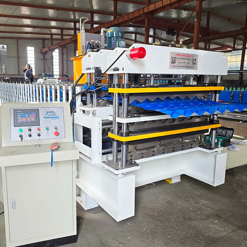 Guatemala Popular High Performance 1000 Tile y R101 IBR & TR4 IBR Tres techos de techo Máquina de techo