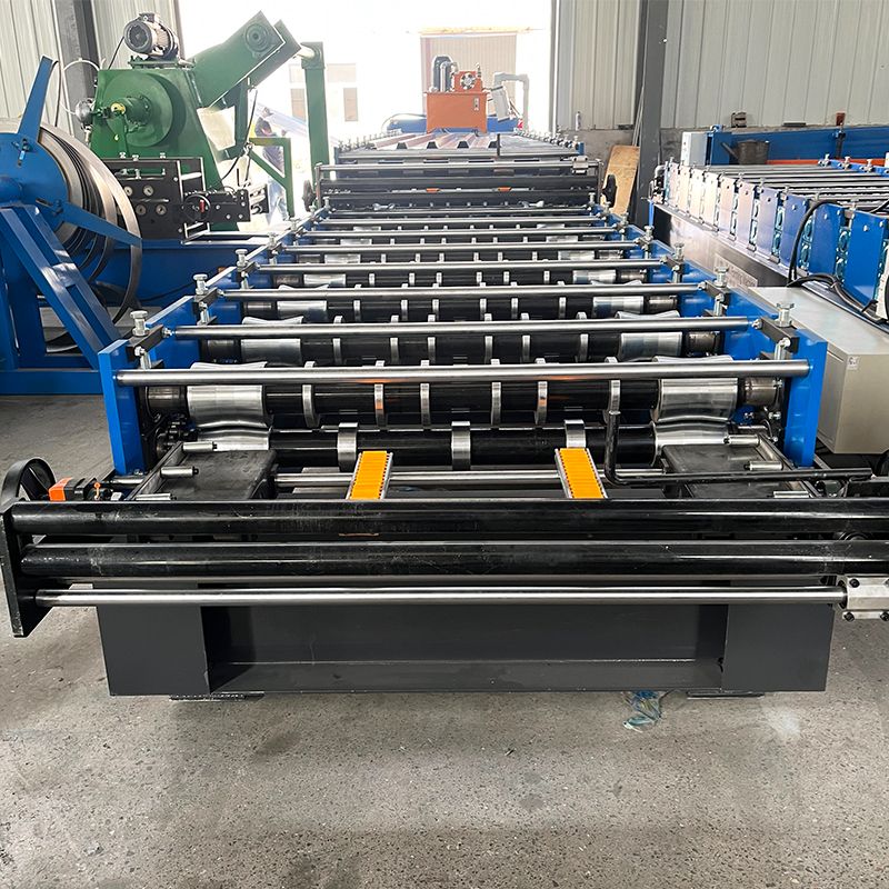 Máquina popular de doble capa de láminas para techos trapezoidales 690 y 840 de alta productividad de Zimbabwe