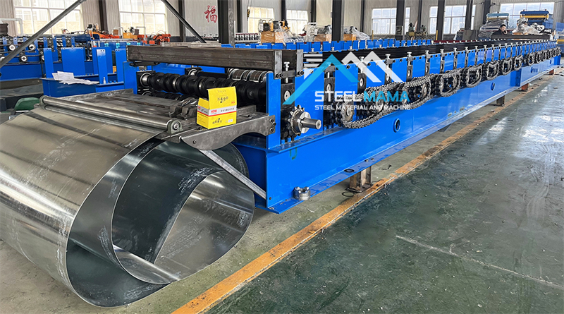 M&aacute;quina para fabricar l&aacute;minas para pisos de hierro