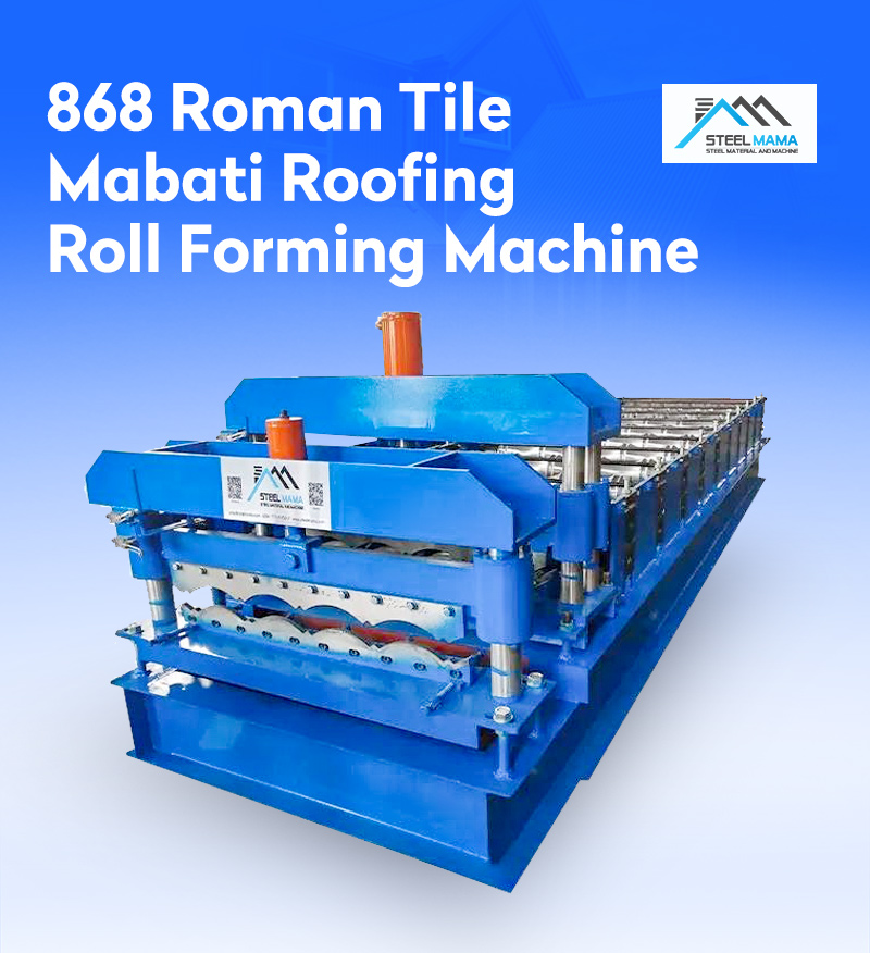 M&aacute;quina formadora de rollos de tejas jamii romanas