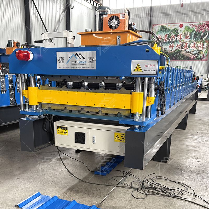 Máquina popular de doble capa de láminas para techos trapezoidales 840 y 780 de alta eficiencia en Mozambique