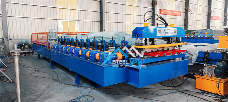 M&aacute;quina para fabricar l&aacute;minas para techos de perfil trapezoidal