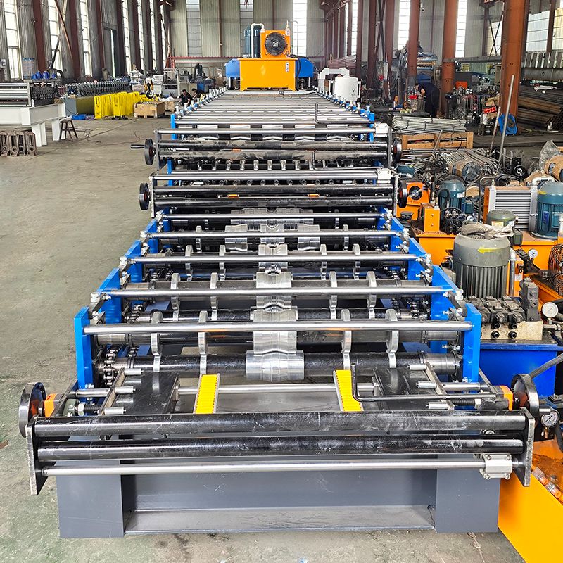 Zimbabwe popular automático completo 725 baldosas y 750 IBR y 762 máquina de techo de tres capas corrugada
