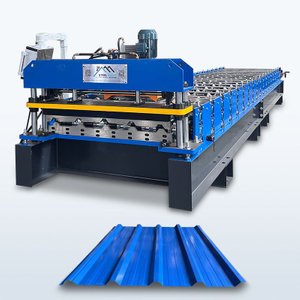 India Popular Premium Full Full Automatic 1000 Trapezoidal Roll Máquina de formación de láminas de techo