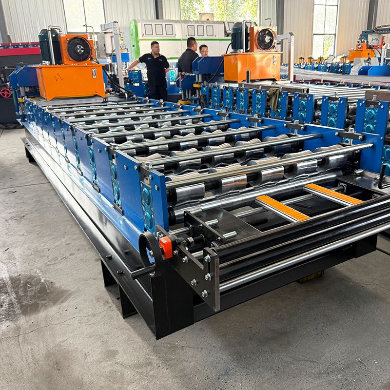 Suministro de fábrica, máquina formadora de rollos de azulejos 800 de alta precisión completamente automática para Sudán del Sur
