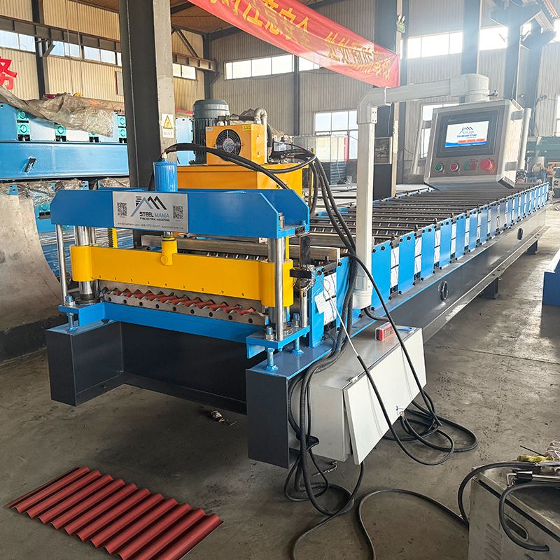 Máquina perfiladora de láminas para techos corrugados 700 de alta precisión popular de Costa de Marfil
