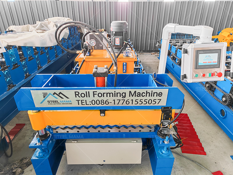 m&aacute;quina formadora de l&aacute;minas de hierro corrugado