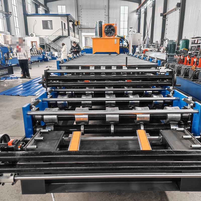 Máquina de doble capa de láminas para techos trapezoidales 840 y 900 trapezoidales de diseño personalizado popular de Turkmenistán