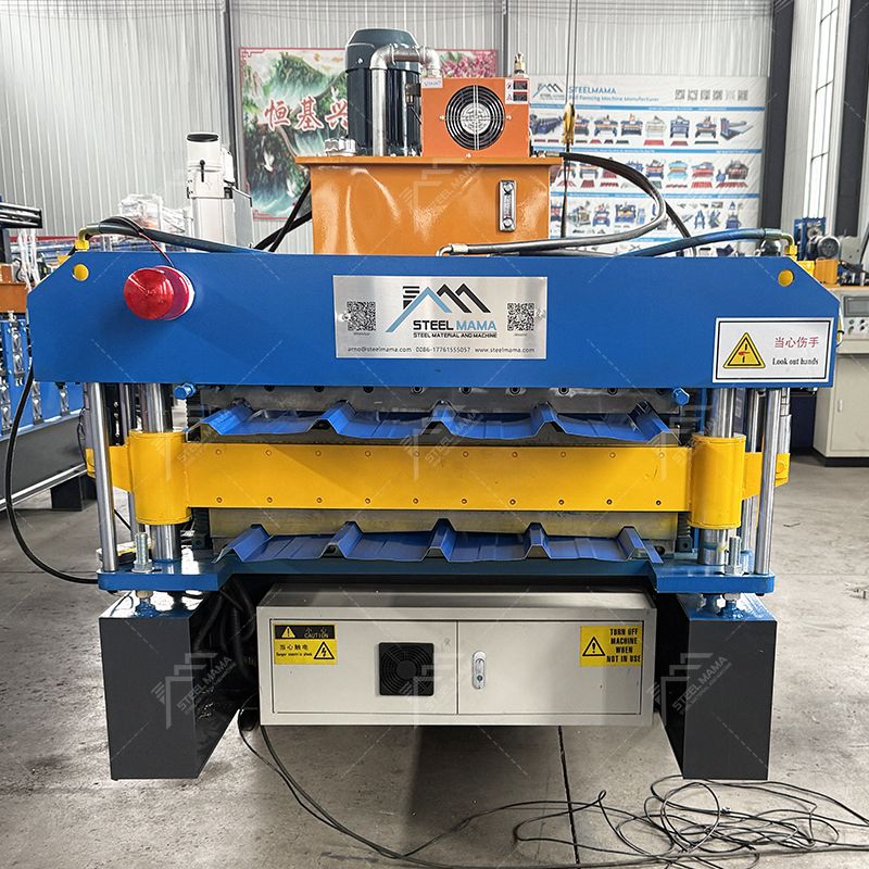 Máquina popular de doble capa de láminas para techos trapezoidales 840 y 780 de alta eficiencia en Mozambique