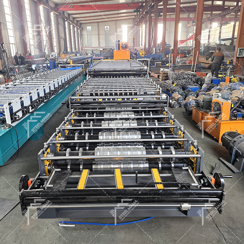 Palestine Popular Factory Direct Sales 988 Corrugated & 1035 Tile y 996 Traída trapezoidal de tres capas de techo