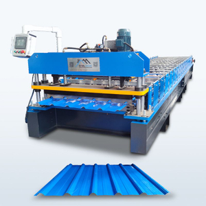 Ghana Popular High Eficiencia 1025 Trazonía trapezoidal Máquina formadora de láminas de techo
