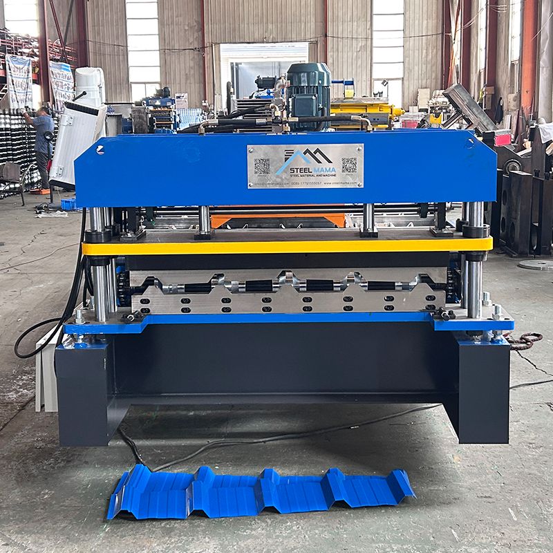 India Popular Premium Full Full Automatic 1000 Trapezoidal Roll Máquina de formación de láminas de techo