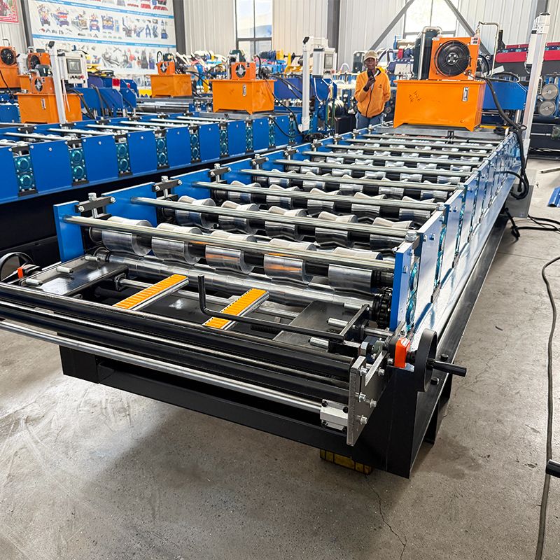 Suministro de fábrica, máquina formadora de rollos de azulejos 800 de alta precisión completamente automática para Sudán del Sur