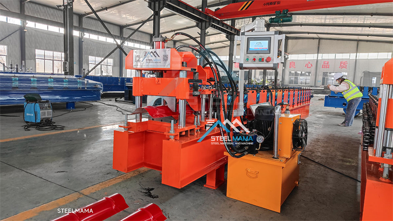 M&aacute;quina para fabricar tapas de cumbrera para paneles de techo
