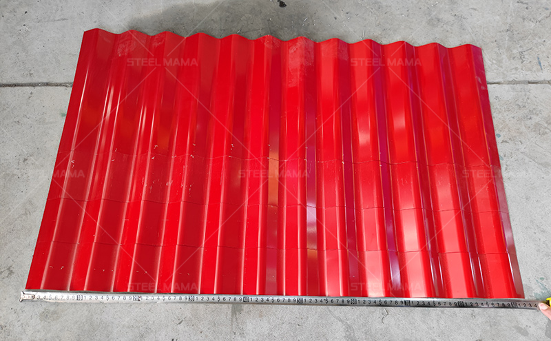 M&aacute;quina para fabricar l&aacute;minas para techos de tejas corrugadas