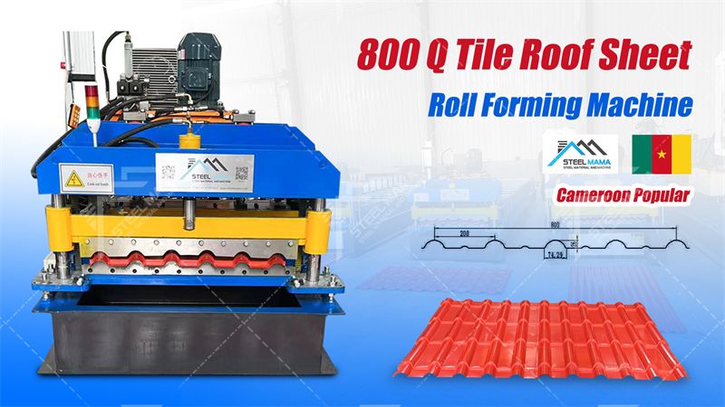m&aacute;quina formadora de techos de tejas esmaltadas