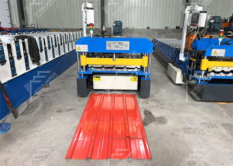 M&aacute;quina formadora de l&aacute;minas de techo de metal IBR