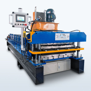 Máquina de doble capa de láminas para techos trapezoidales 840 y 900 trapezoidales de diseño personalizado popular de Turkmenistán