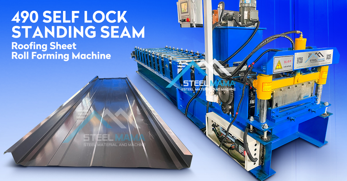 m&aacute;quina de panel de techo de metal de costura permanente