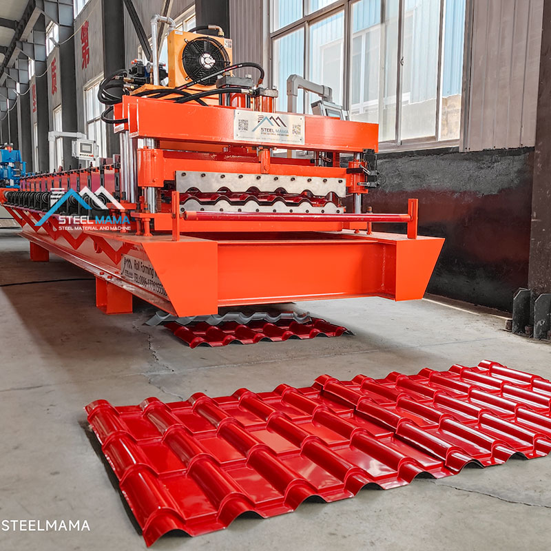 2023 Máquina formadora de rollos de chapa corrugada de perfil de acero galvanizado para tejas Q de techo de metal popular en Camerún