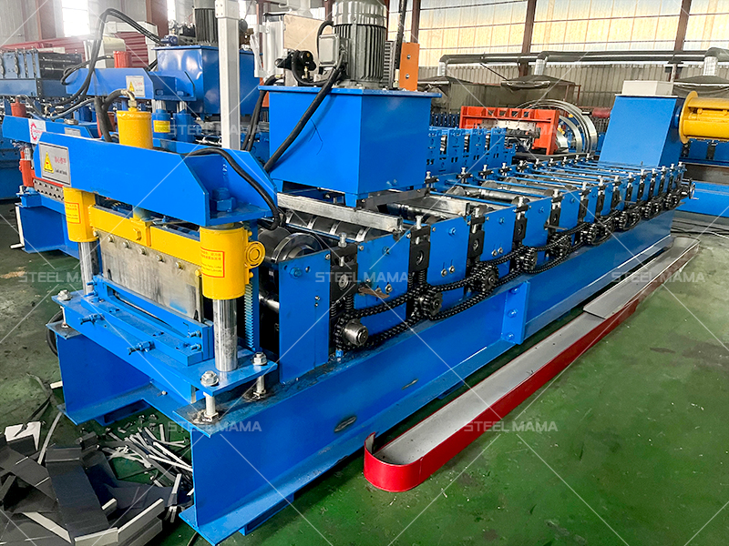 m&aacute;quina formadora de rollos de costura alzada con bloqueo autom&aacute;tico