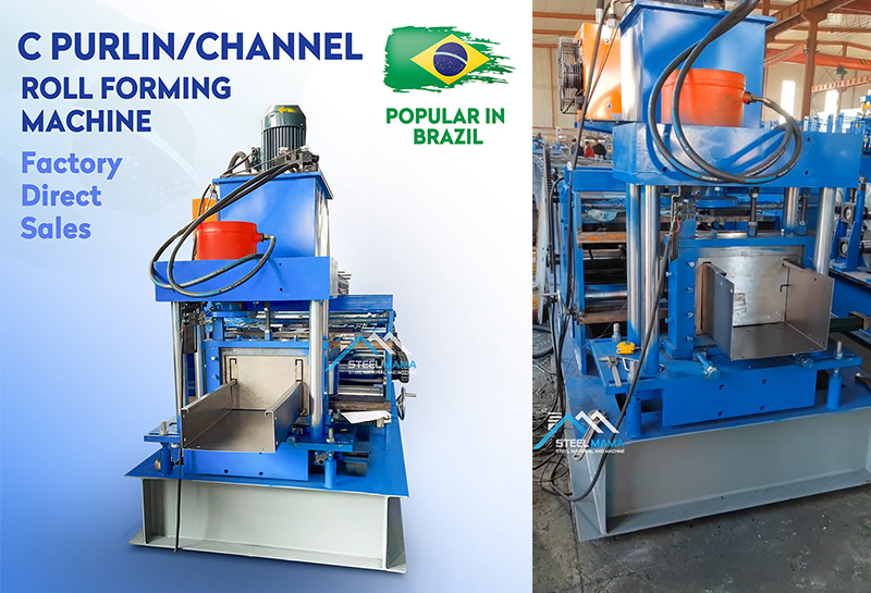 M&aacute;quina para fabricar vigas de acero Purlin C