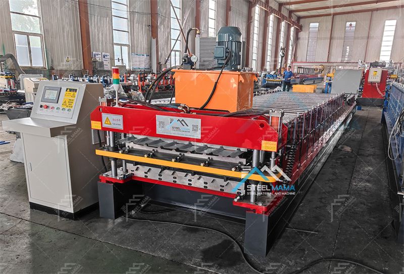 m&aacute;quina de techado trapezoidal