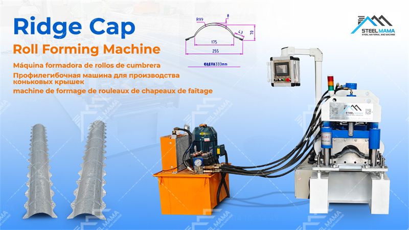M&aacute;quina formadora de rollos de tapa de cresta popular de Canad&aacute;