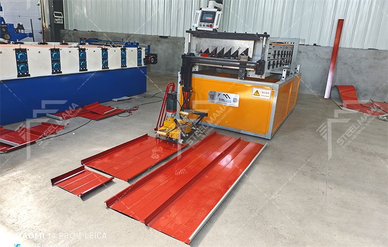 M&aacute;quina port&aacute;til de l&aacute;minas para techos de pie