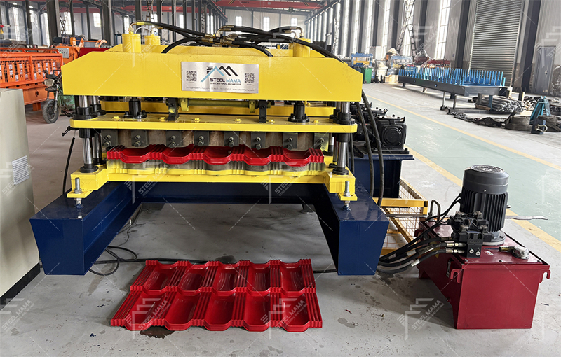 M&aacute;quina formadora de rollos de tejas 1120