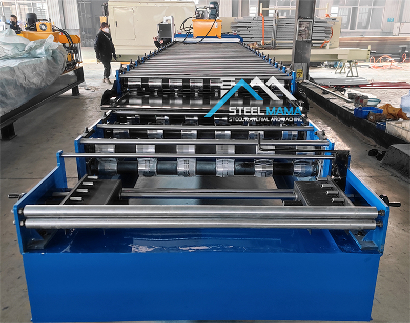 m&aacute;quina de perfil trapezoidal de techo