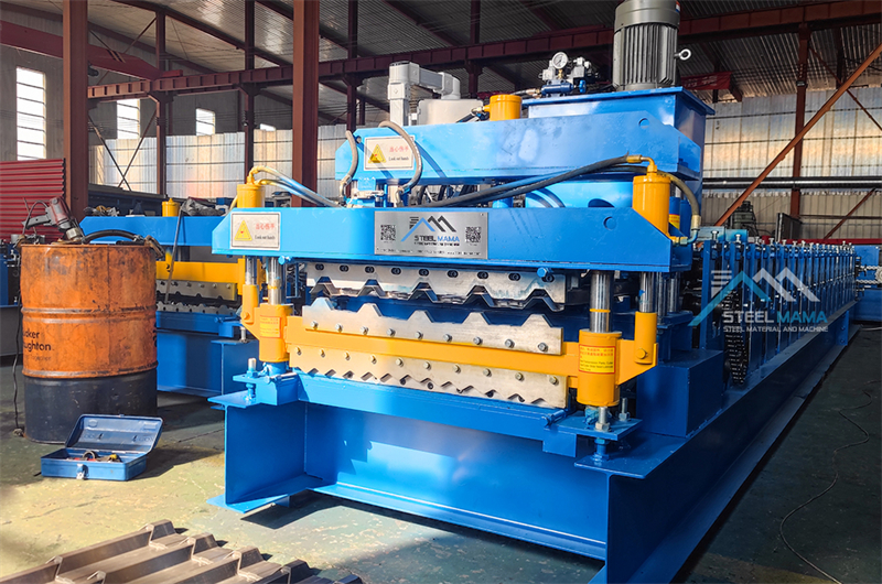 M&aacute;quina para l&aacute;minas de techo corrugado 803