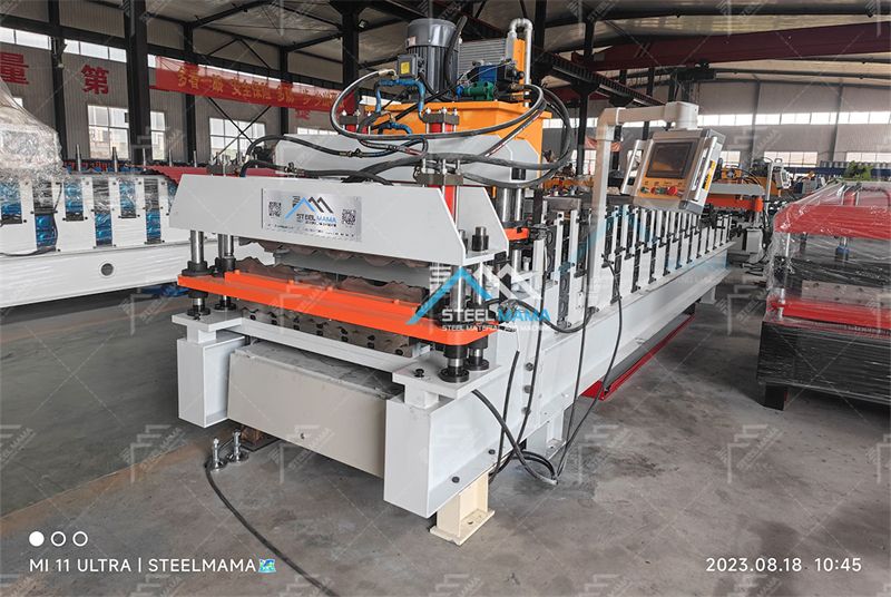 m&aacute;quina para fabricar techos de doble capa