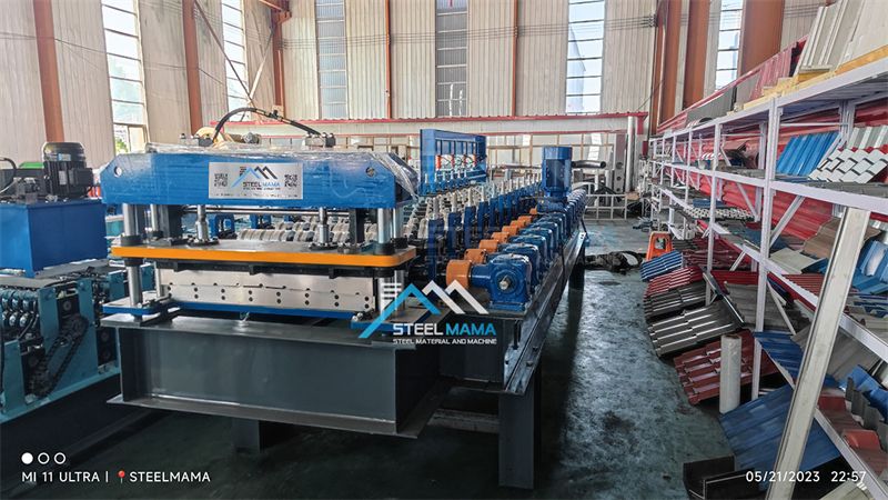 M&aacute;quina de l&aacute;minas para techos de metal IBR