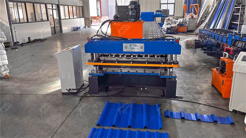 m&aacute;quina perfiladora de cubierta de doble capa