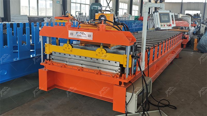 M&aacute;quina para fabricar l&aacute;minas para techos de hierro IBR