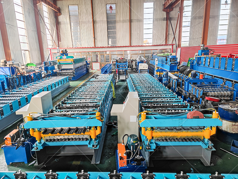 m&aacute;quina para fabricar l&aacute;minas de hierro corrugado