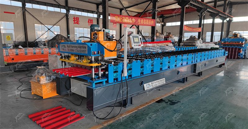 M&aacute;quina para fabricar paneles de techo trapezoidales