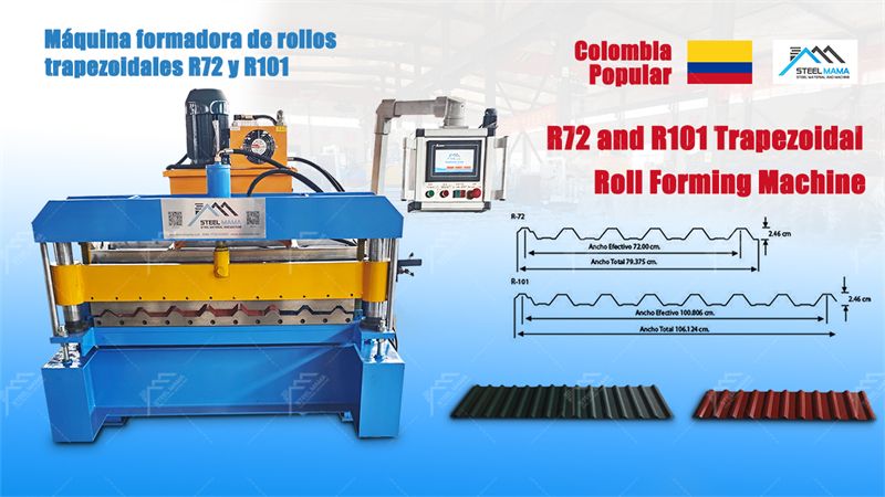 M&aacute;quina perfiladora de l&aacute;minas para techos r101 IBR