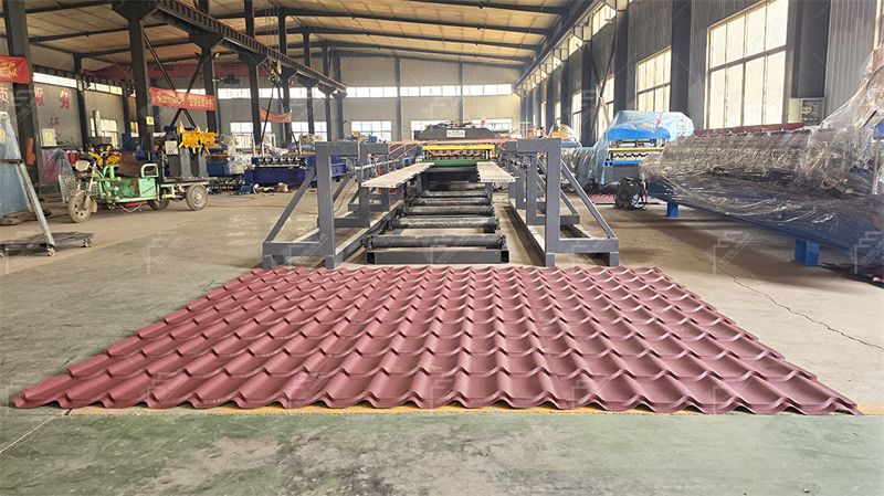 1100 M&aacute;quina de techo de baldosas glaseadas