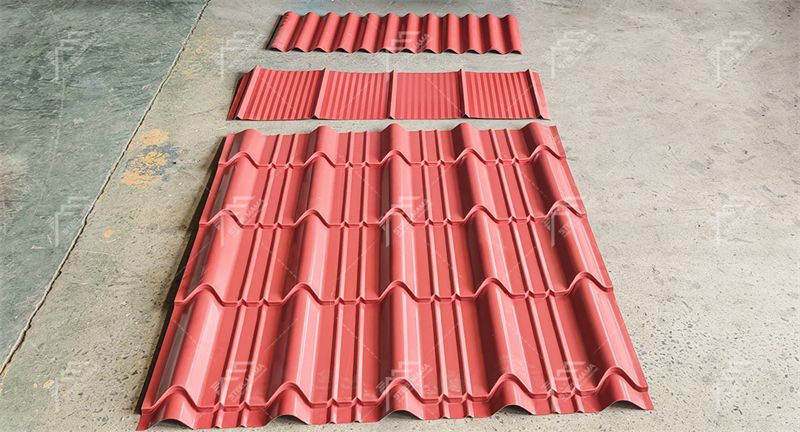 800 Techo de azulejos M&aacute;quina de tres capas