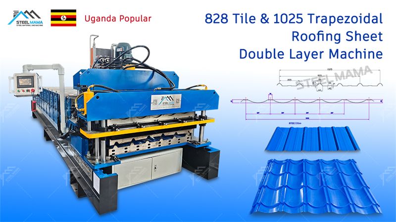 m&aacute;quina para techos de doble capa
