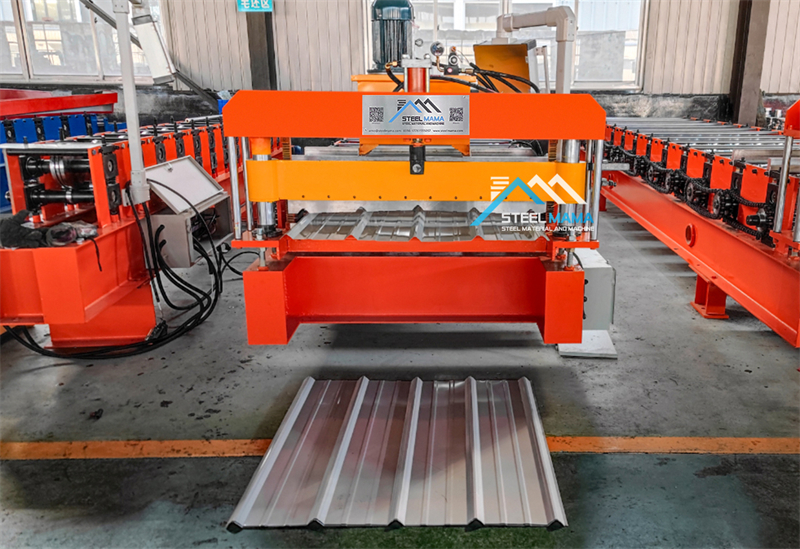 L&iacute;nea de perfilado de paneles de techo trapezoidales