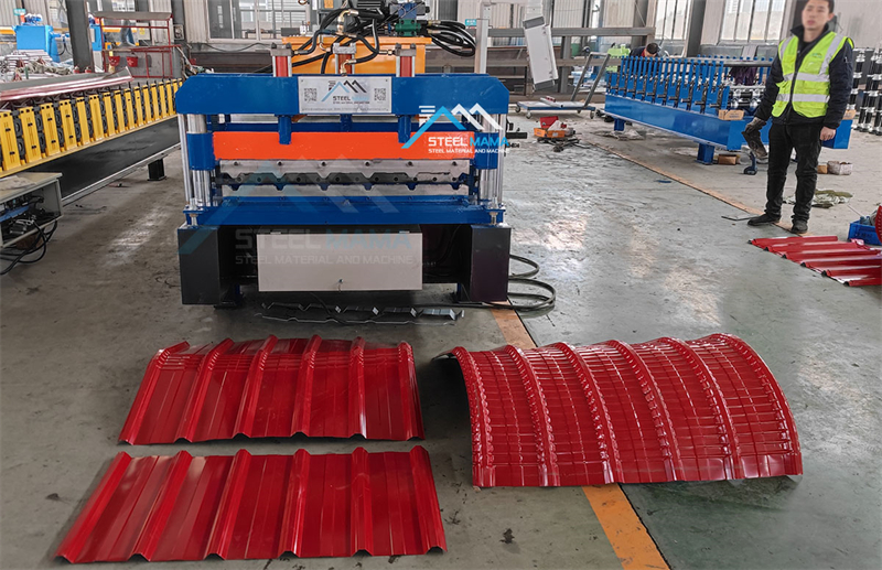 m&aacute;quina para fabricar l&aacute;minas de techo ibr