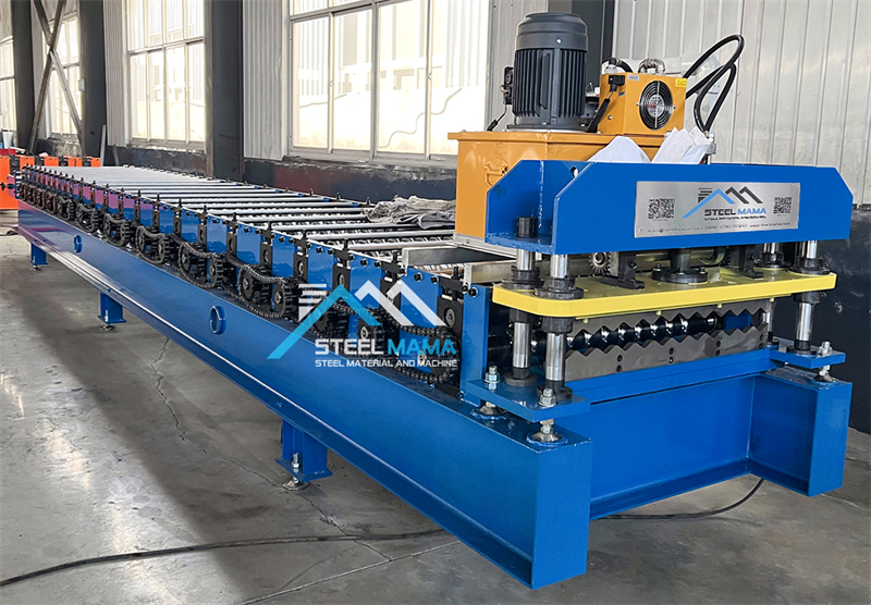 corrugated roof panel machine